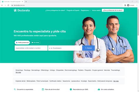 doctoralia mexico|doctoralia iniciar sesión méxico.